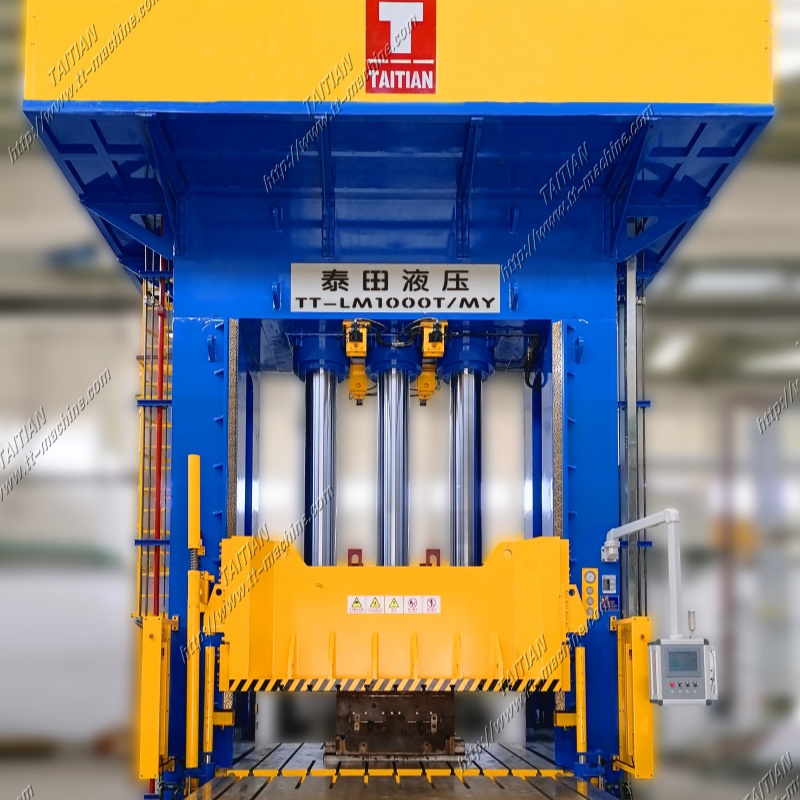 1000tons Composites Hydraulic Press pro nové pouzdro na baterii energetického vozidla